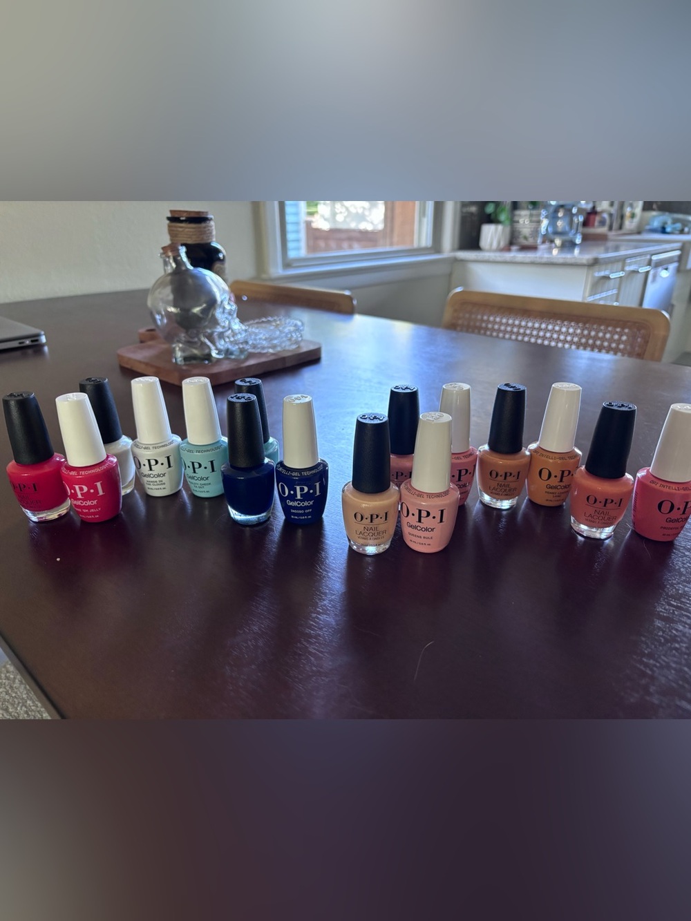 OPI Pink and Neutral GelColor Nail Polish Set - Assorted Nude Shades, Blue & Red